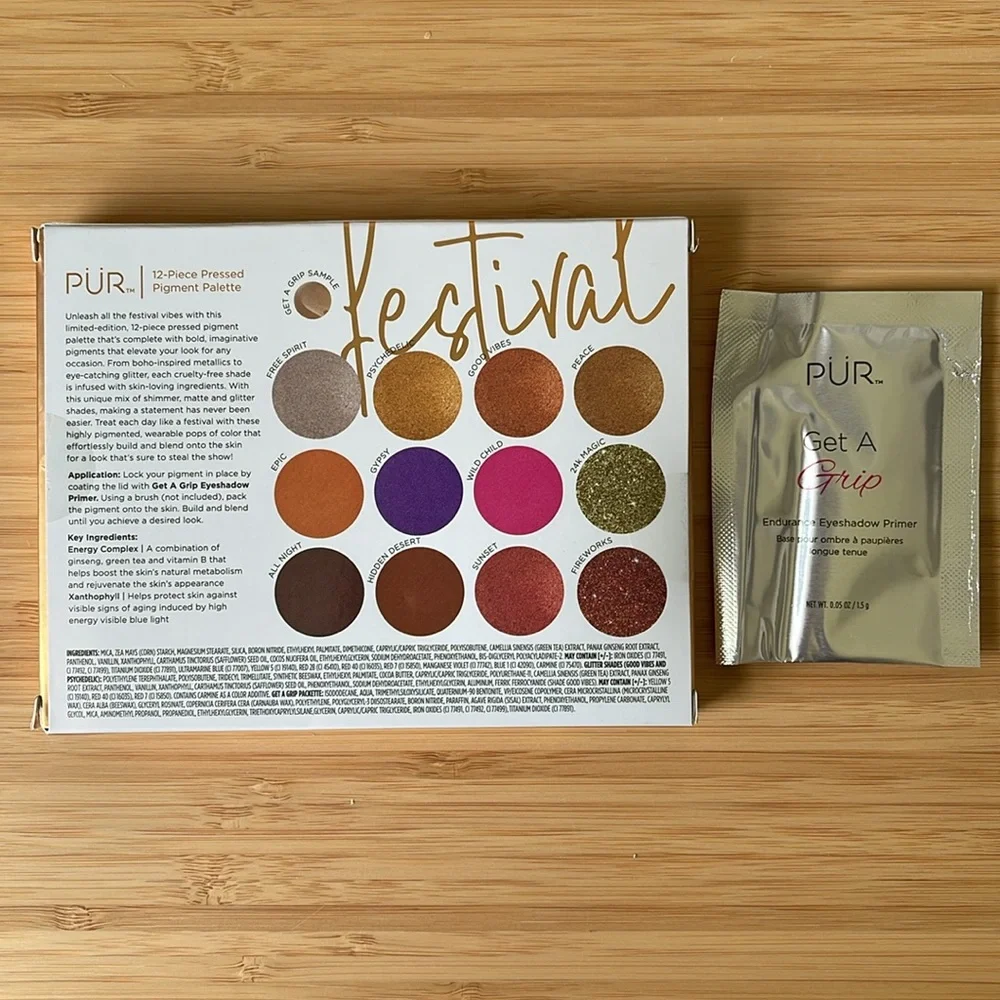 PUR Cosmetics Festival Eyeshadow Palette (Limited Edition) Full Size New